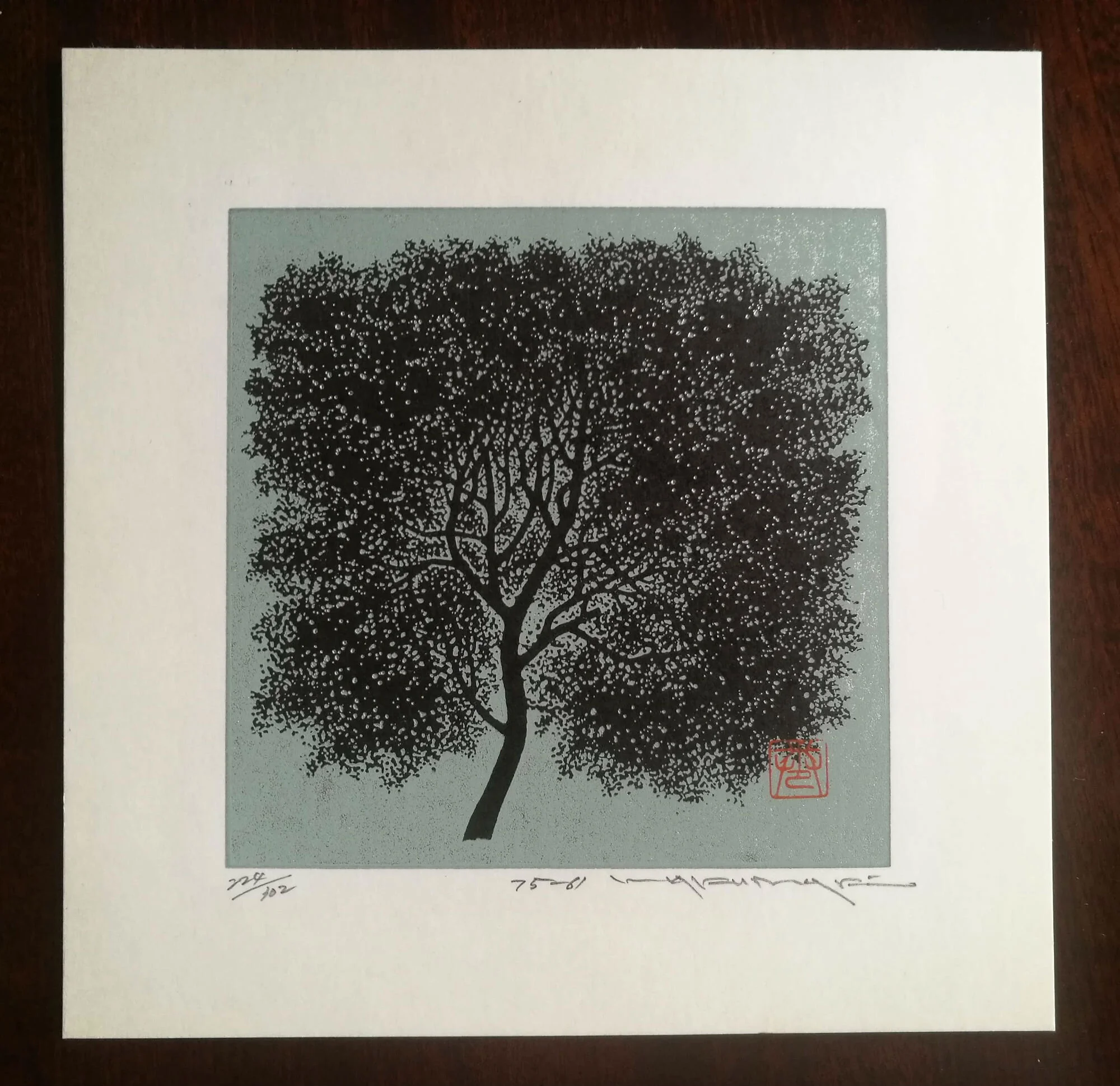 Haku Maki - 75-61 Tree | Japanese Prints